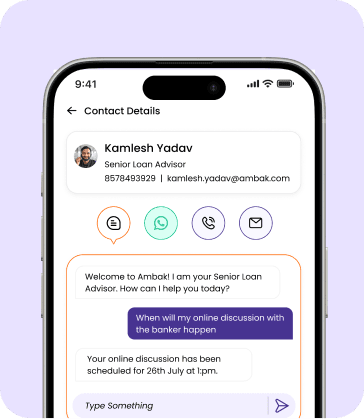 Track your loan in real-time