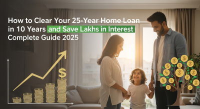 How to Clear Your 25-Year Home Loan in 10 Years and Save Lakhs in Interest: Complete Guide 2025